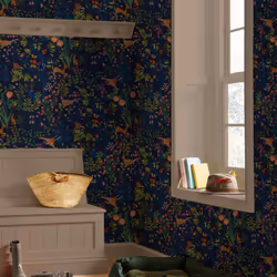 Décorez vos murs avec ce papier peint au design enchanteur. La beauté des tonalités des brindilles, des fleurs, des arbres et ...