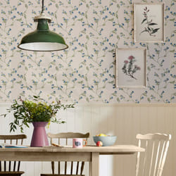 Joules - Papier peint intissé Robey Cottage floral 1005 x 52cm Beige