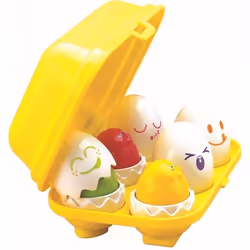 Tomy Toomies hide Squeak Eggs, 0,5 an(s), Plastique, Multicolore