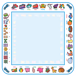 Tomy Tapis Aquadoodle Classique, 1,5 an(s), Plastique, Bleu