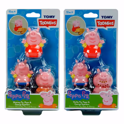 Tomy Toomies Peppa Pig, Figurines pour le bain, Garçon/Fille, 1,5 an(s)