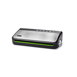 FoodSaver FFS005X appareil à emballage sous vide 0,5 mbar Noir, Acier inoxydable