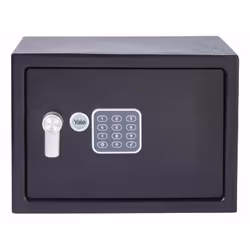Yale YEC/250/DB2, Coffre-fort indépendant, Noir, Électronique, Clé, 16,3 L, Acier, A poser/à emmurer