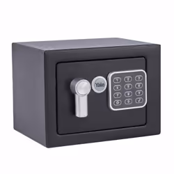 Yale YSV/170/DB2 coffre-fort Coffre-fort indépendant 3,8 L Acier Noir