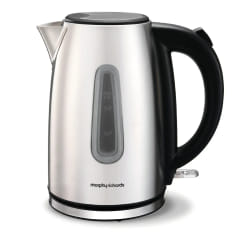 Morphy Richards M102777EE bouilloire 1,7 L 2200 W Noir, Acier inoxydable