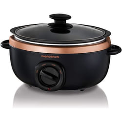 Morphy Richards 460016 mijoteuse 3,5 L 163 W Noir, Or rose
