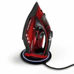 Morphy Richards 303250 fer à repasser Fer à vapeur Semelle en céramique 2400 W Noir, Rouge