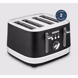 Morphy Richards Illumination 4-Slice Toaster 7 4 part(s) 1800 W Noir