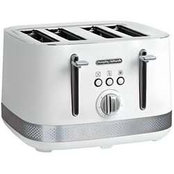 Morphy Richards Toster Illumination biay 4 kromki 4 part(s) 1800 W Blanc