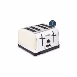 Morphy Richards 240132 grille-pain 7 4 part(s) 1800 W Crème - Vue supplémentaire 6