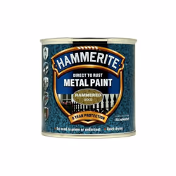 Hammerite Direct To Rust Metal Paint Hammered Finish , Peinture et apprêt (2-en-1), Clôture, Meubles, A effet martelé, 0,25 L ...