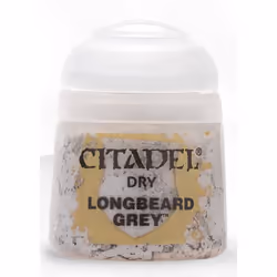 Games Workshop Dry Longbeard Grey, 12 ml, Gris, Pot