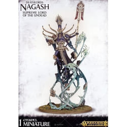 Figurine Games Workshop Warhammer AoS - Nagash Supreme Lord of the Undead - violet/beige/bleu - TU