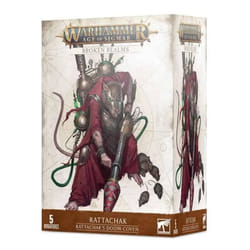 Figurine Skaven Warlock Bombardier Games Workshop Warhammer AoS - Rouge/Multicolore