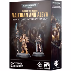 Figurine Games Workshop Warhammer 40k - Valerian And Aleya - doré/bleu - TU