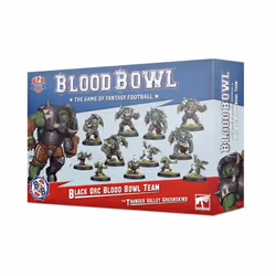 Games Workshop Équipe d'Orques Noirs pour Blood Bowl: les Thunder Valley Greenskins, Figurine à collectionner