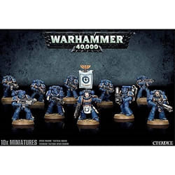 Jeu de figurines - Games Workshop - Space Marine Tactical Squad - Couleur bleue - Plastique - Résine