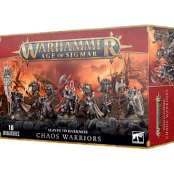 Figurine Games Workshop Warhammer AoS - Slave to Darkness Guerriers du Chaos - gris/noir - TU
