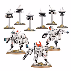 Games Workshop XV8 Crisis Battlesuit Team, Figurine à collectionner, Jeu de cartes
