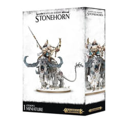 Figurine Games Workshop Warhammer AoS - Ogor Mawtribes Tyran du Givre sur Mastauroc - blanc/bleu/gris - TU