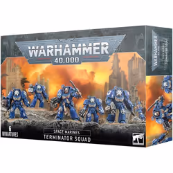 Figurine - Games Workshop - Warhammer 40k - Space Marines - Escouade de Terminators - 140 pièces