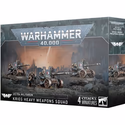 Figurine Games Workshop Warhammer 40k - Astra Militarum Escouade dArmes Lourdes de Krieg (x4)