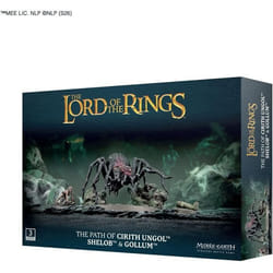 Figurines - GAMES WORKSHOP - Le passage de Cirith Ungol : Shelob & Gollum - Lot Shelob & Gollum - Noir