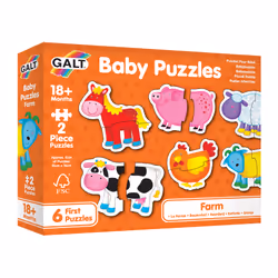 Galt Toys Baby Puzzles - Farm, 2 pièce(s), Ferme, 1,5 an(s)