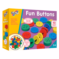 Galt Toys FUN BUTTONS, 3 an(s), Plastique, Multicolore