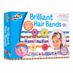 Galt Toys Brilliant Hair Bands, Ensemble d’ornements pour cheveux pour enfants, 6 an(s), Multicolore