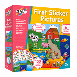 Galt Toys FIRST STICKER PICTURES, 100 pièce(s), 3 an(s), Multicolore