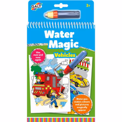 Trendenz Water Magic Vehicles, Garçon/Fille, Livre/album de coloriage