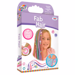 Galt Toys Fab Hair, Ensemble d’ornements pour cheveux pour enfants, 6 an(s), Multicolore