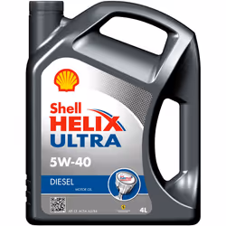 huile moteur SHELL Helix Diesel Ultra 5W40, 4L