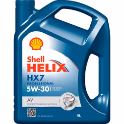 huile moteur SHELL Helix HX7 5W30, 4L