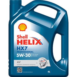 huile moteur SHELL Helix HX7 5W30, 4L