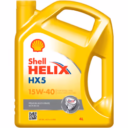 huile moteur SHELL Helix HX5 15W40, 4L