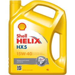 huile moteur SHELL Helix HX5 15W40, 4L