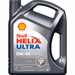 huile moteur SHELL Helix Ultra 0W40, 4L