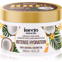 Régénérez vos cheveux avec une dose d'hydratation au goût du noix de coco 100% naturelle.