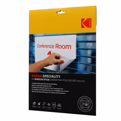 KODAK Window Stick KD-LMA4RW-PK10C - Pochettes de plastification A4 150 Microns Lot de 10