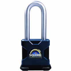 Cadenas haute sécurité SQUIRE SS50S-2.5 à anse haute Cadenas haute sécurité avec cylindre 6 goupilles, grade 4, livré avec 2  ...