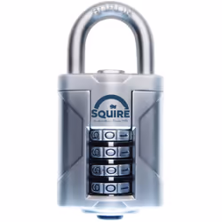 Cadenas à combinaison 4 molettes SQUIRE VULCAN COMBI 40 Le cadenas SQUIRE VULCAN COMBI 40 est un cadenas à combinaison 4 mole ...