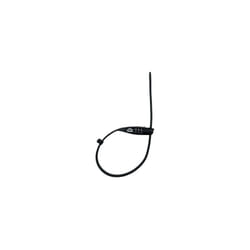 Collier de serrage combiné en acier de 45 cm avec âme en acier inoxydable noir de 1 cm