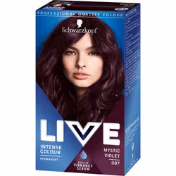 Schwarzkopf Live Color 087, Violet, Mystic Violet, Femmes, Tous types de cheveux, Maintien de la couleur, Longue durée, Radia ...