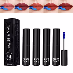 5Pcs Lip Stain Peel OffTattoo Color Lip Gloss LongLasting Waterproof Peel Off Lipstick Lip Stain Lip GlossNon-stick ROUGE A ...