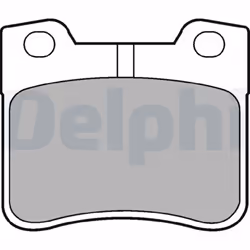 Jeu de plaquettes de frein DELPHI LP1051, avant