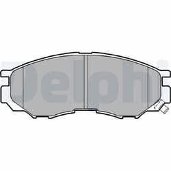 Jeu de plaquettes de frein DELPHI LP1010, avant