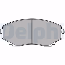 Jeu de plaquettes de frein DELPHI LP1095, avant