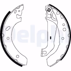 Jeu de mâchoires de frein DELPHI LS1783